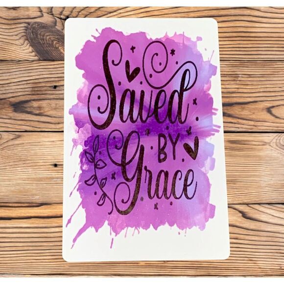 Saved by Grace Handmade Magnet for Fridge Locker Door Desk - Picture 1 of 2